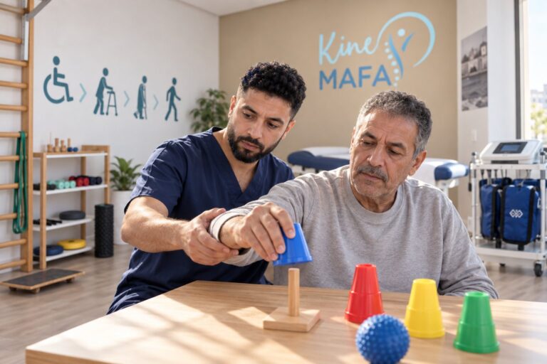 Rééducation de la main après un AVC