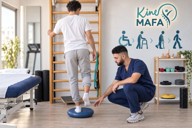 Rééducation de la cheville après une fracture