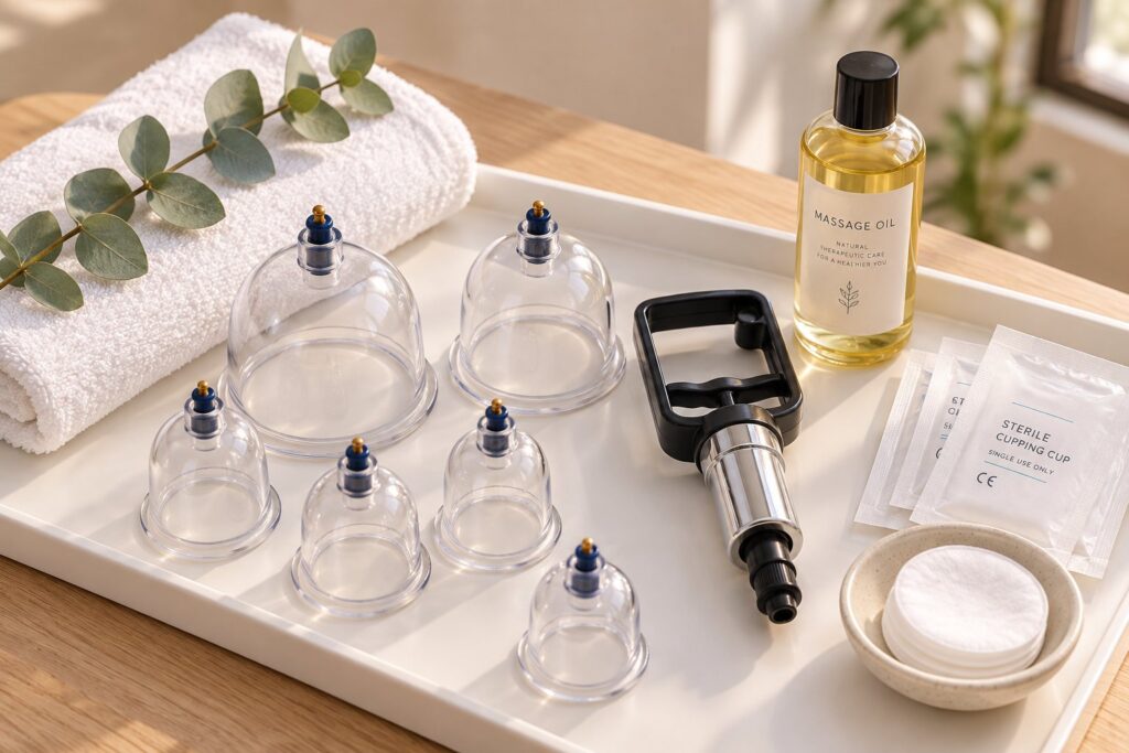 Matériel de hijama à usage unique