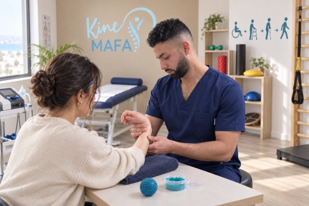 Rééducation du poignet après une fracture